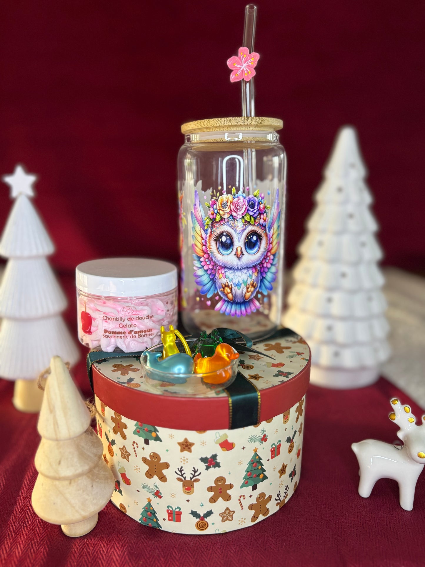 Coffret Noël Enfants Verre Personnalisé