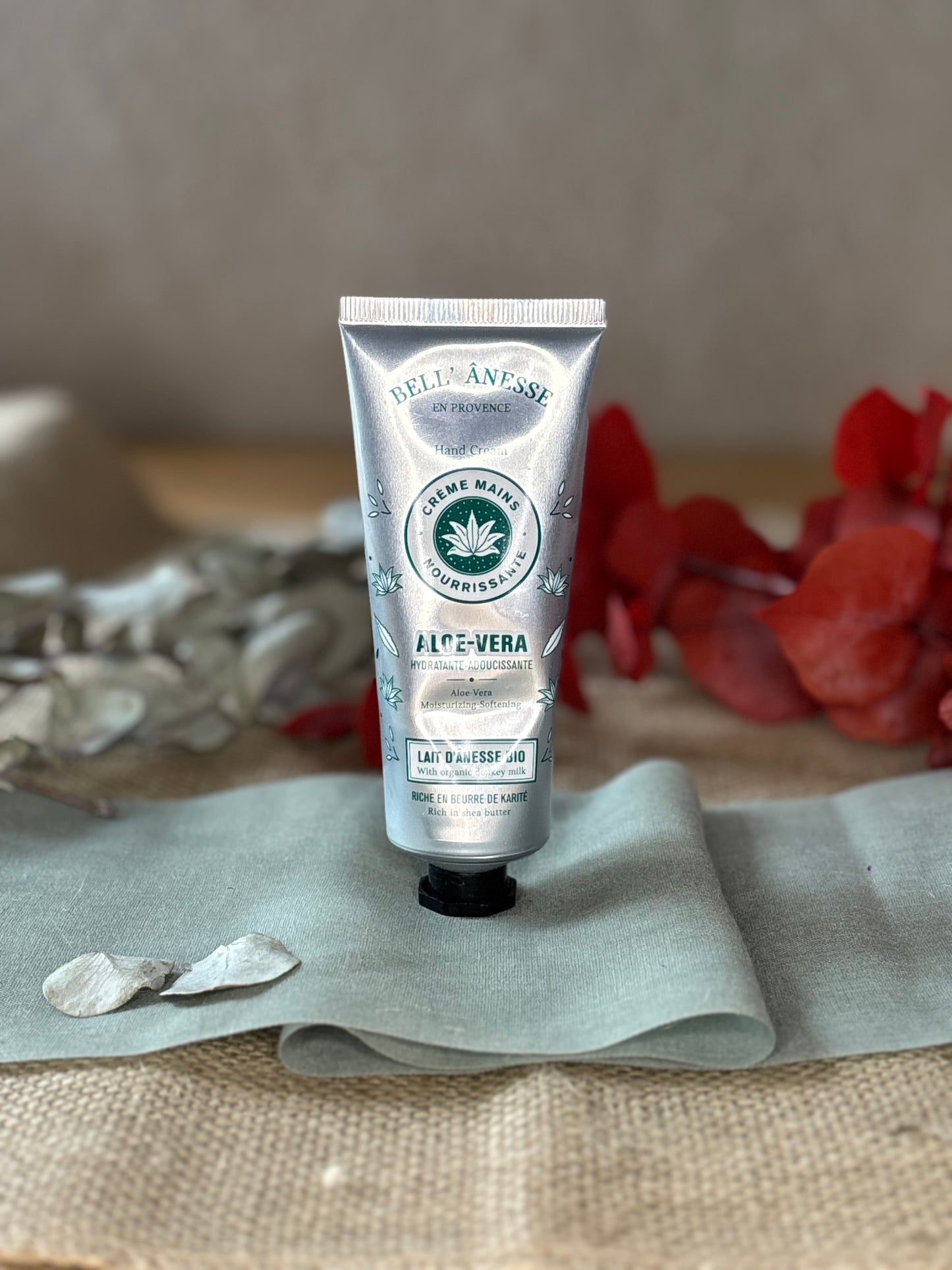 Crème Mains au Lait d’ânesse et Aloe Vera Bio 75ml