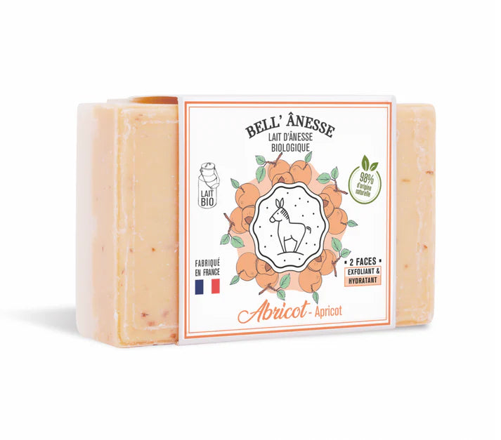 Savon Double Face Au Lait d'Ânesse Senteur "Abricot"