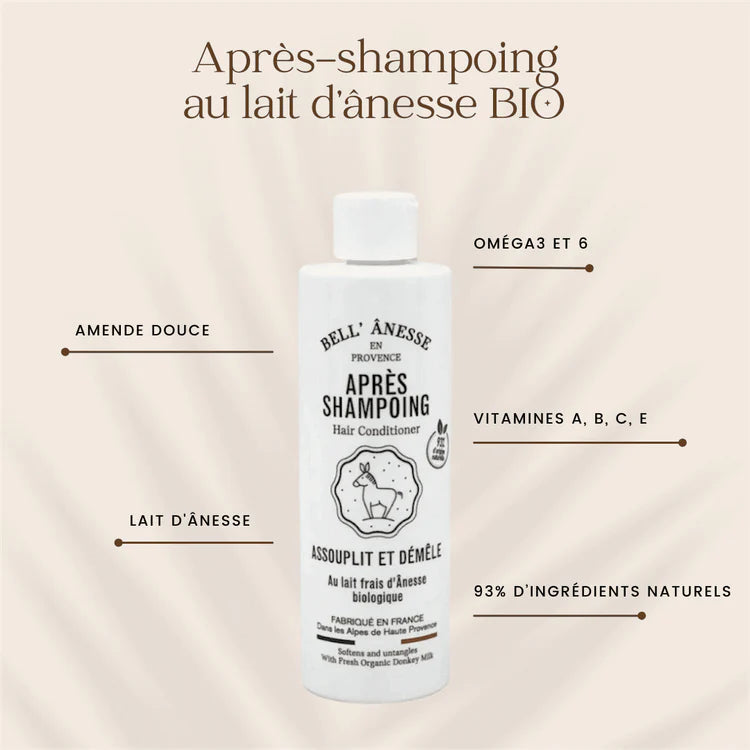 Après Shampoing au Lait d'Ânesse Bio 250ml