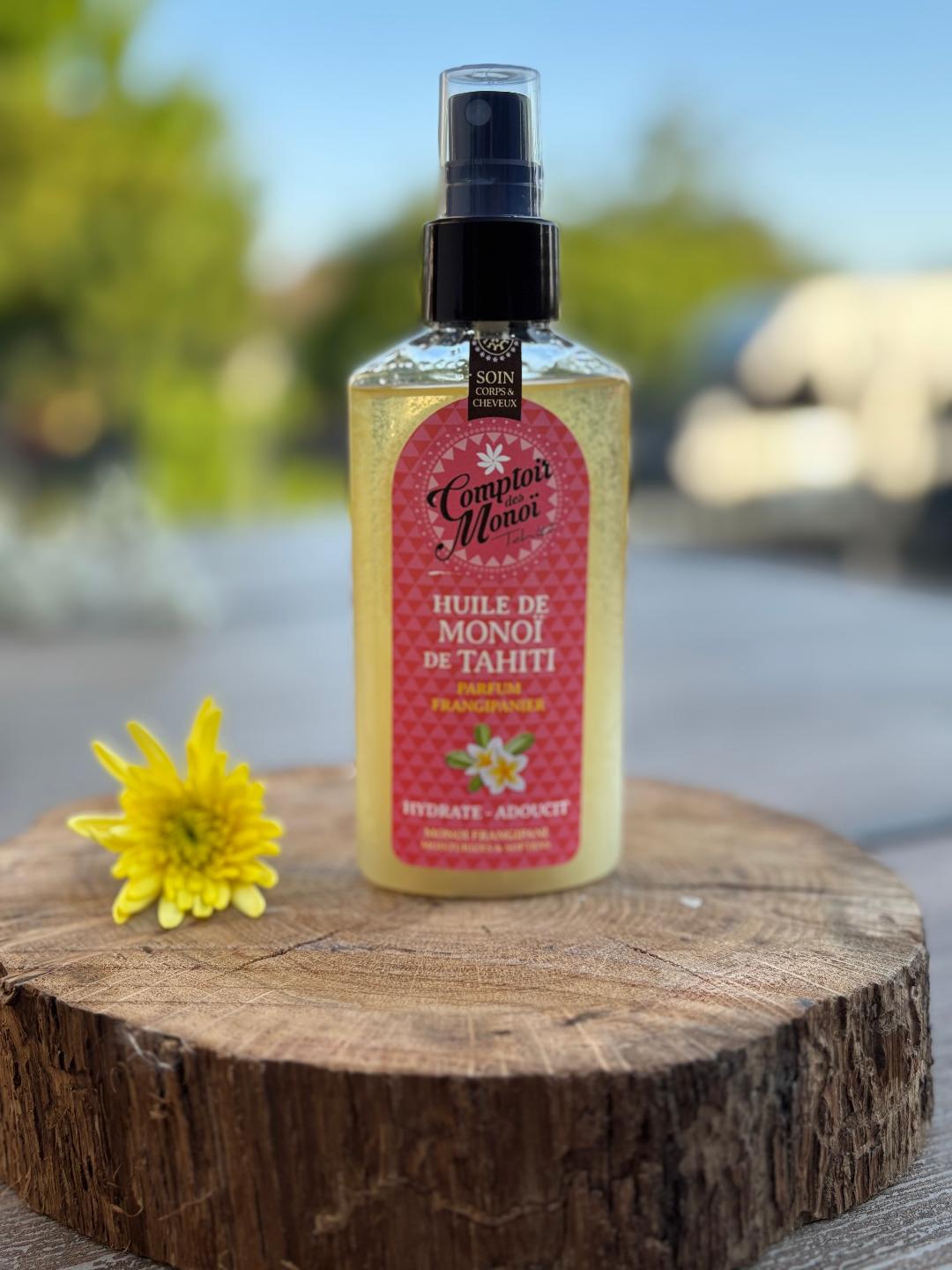 Huile monoï de Tahiti Comptoir des Monoï Frangipanier 100ml