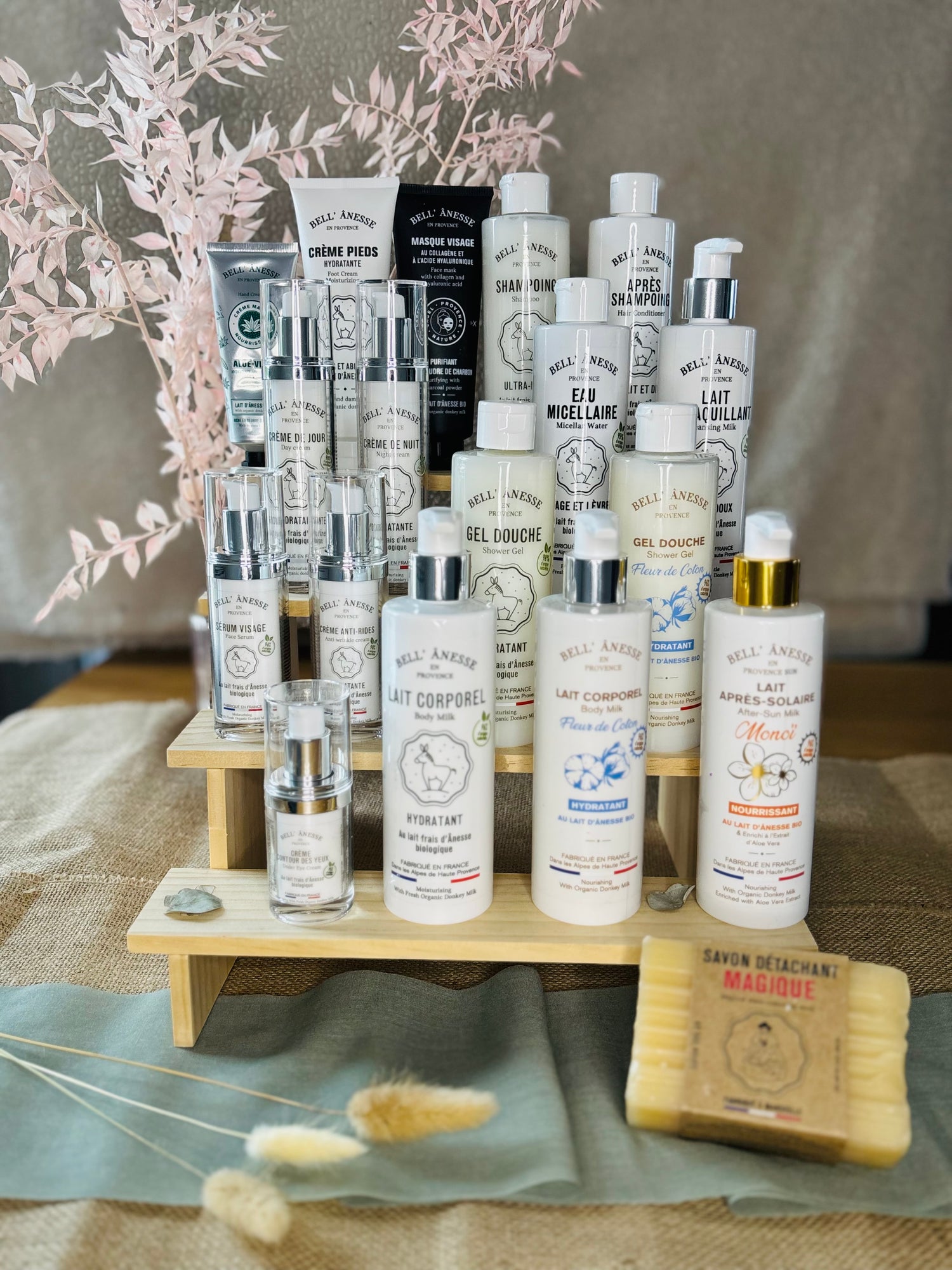 Soins Visage au lait de Chèvre et Anesse