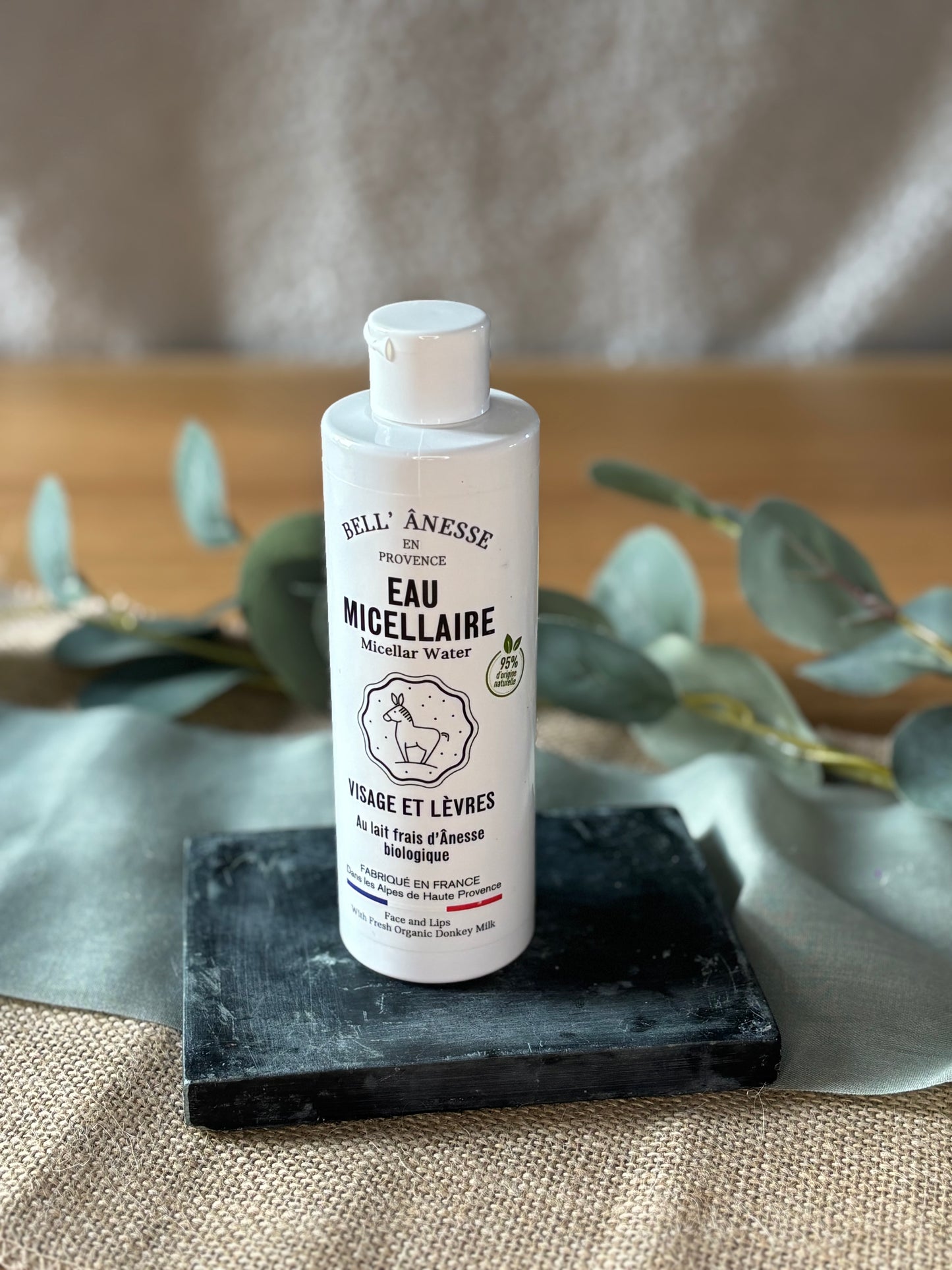 Eau Micellaire au Lait d'Ânesse Bio 250ml