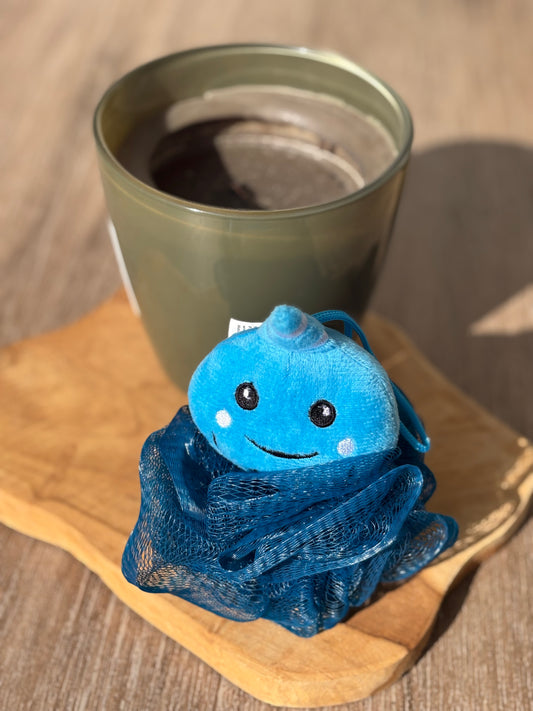 Fleur de douche "bleu"