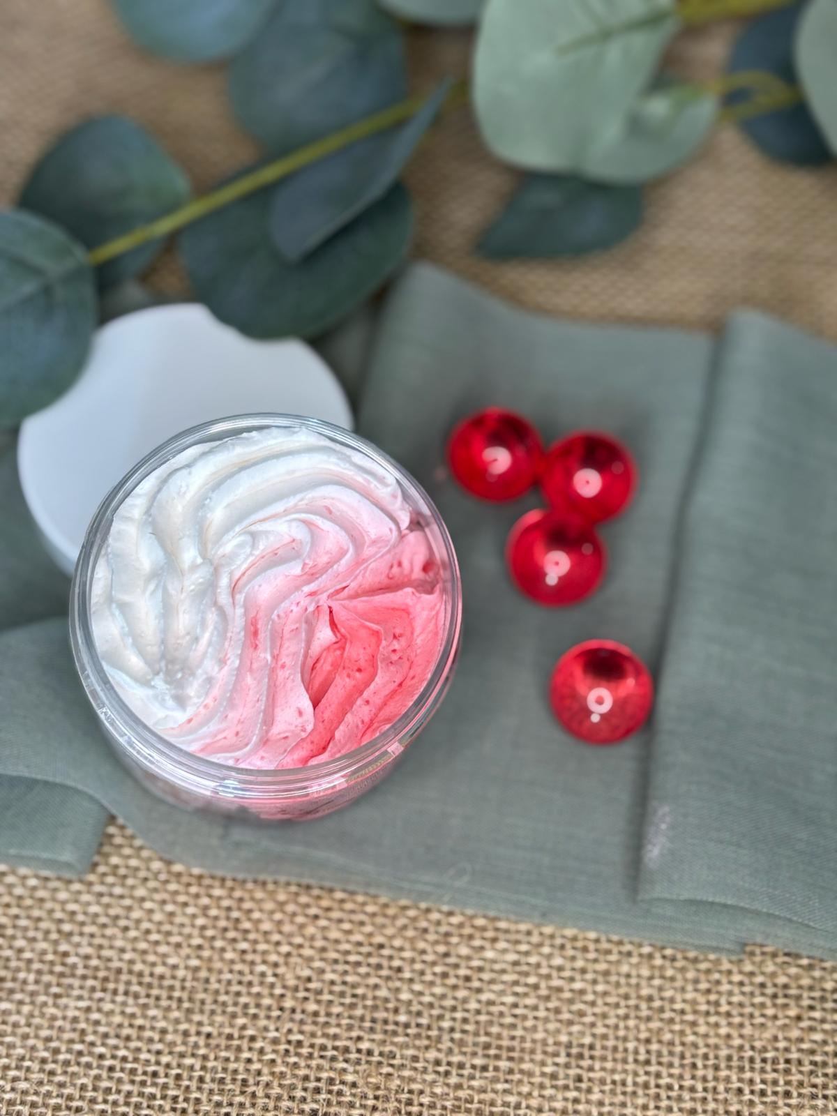 Chantilly de douche Champagne-Fraise
