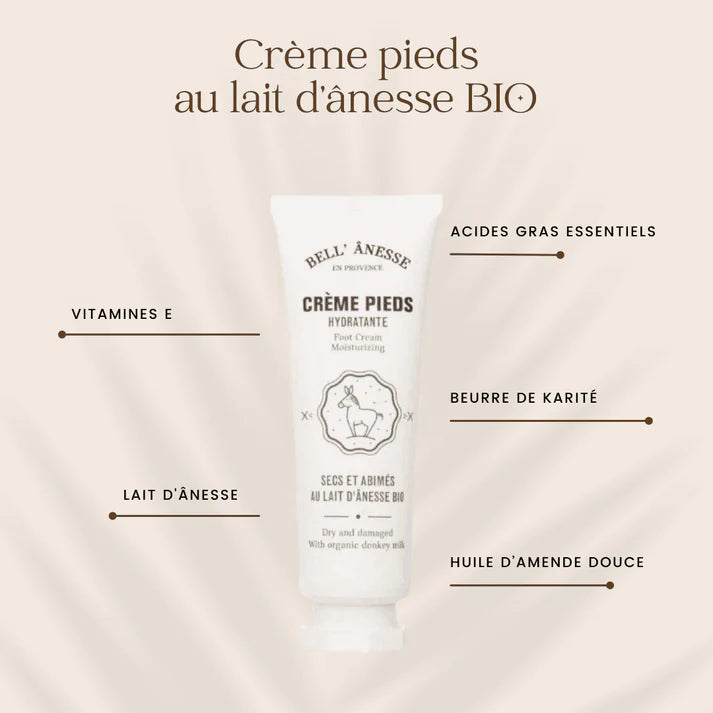 Crème Pieds au Lait d'Ânesse 75ml