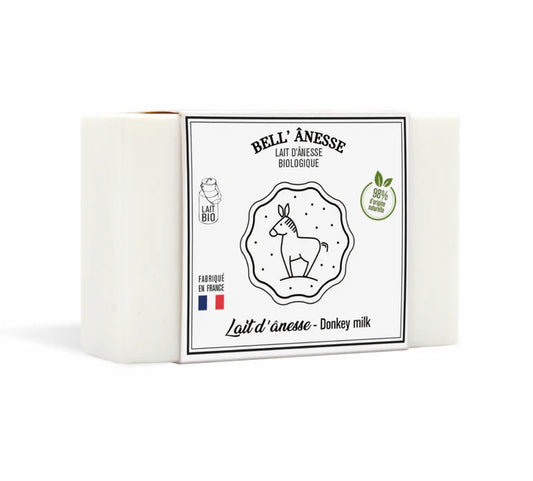 Savon Double Face au Lait d'Ânesse Nature 125g