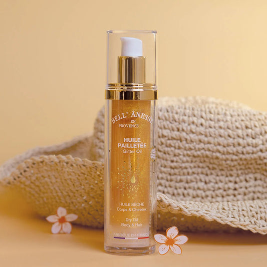Huile pailletée – Corps et cheveux 50ml