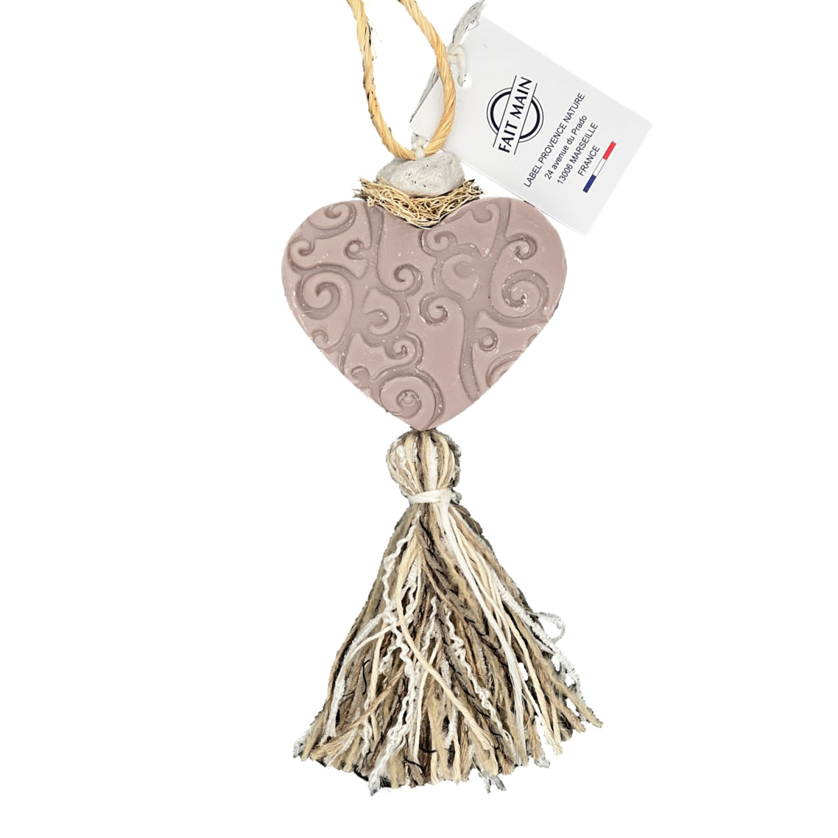 Tresse Coeur Savon Marron