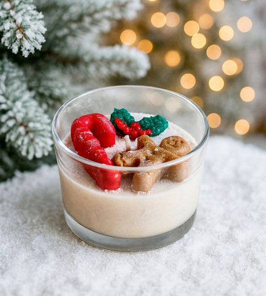 Verrine bougie BISCUIT DE NOEL 140g